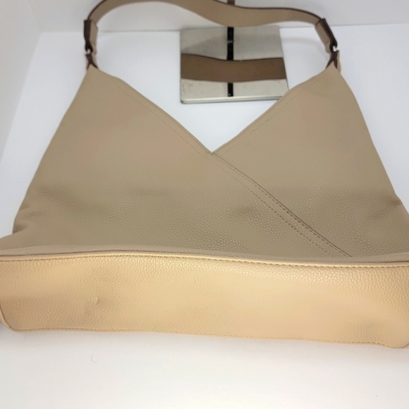 Anne Klein Taupe A-line Hobo P38 - Picture 5 of 8